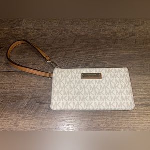 Coach Tan Wristlet Wallet